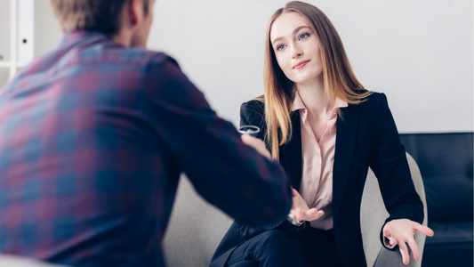 Question-Based Selling for MSPs man and woman interview