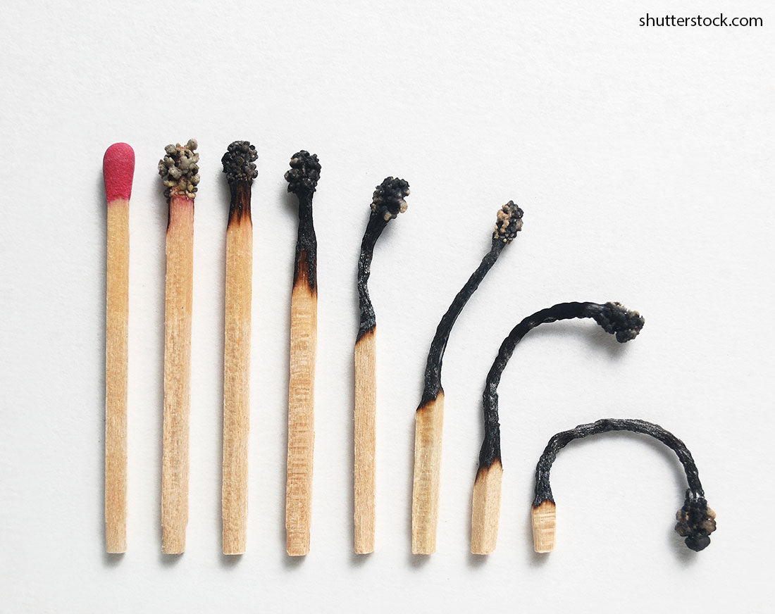 burnt matches