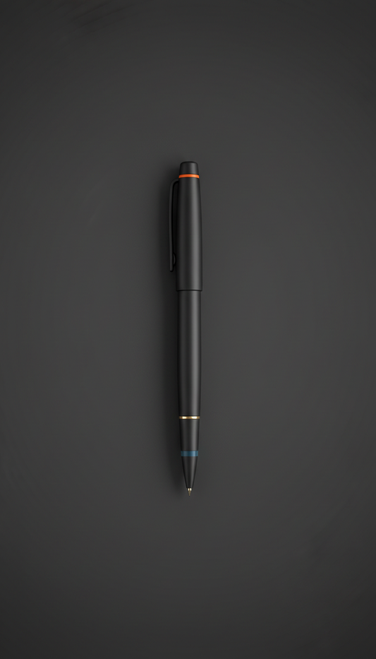 Precision pen matte charcoal finish